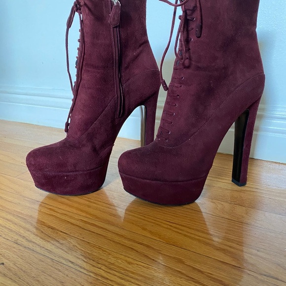 Suede Prada booties size 38 - Picture 2 of 7